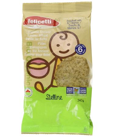 FELICETTI Organic Emmer Wheat Pasta for Baby Stelline 340g