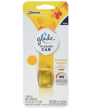Glade Plug-Ins Hawaiian Breeze Scent Car Air Freshener 0.11 oz. Solid