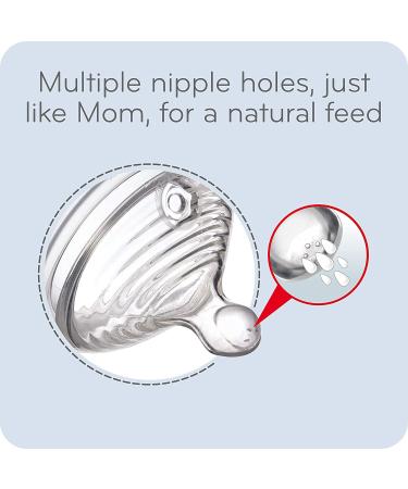 NUK Simply Natural Baby Bottles 0+ Months - Slow Flow 5 oz (2 Pack) - Buy Online on SooperMarket.com