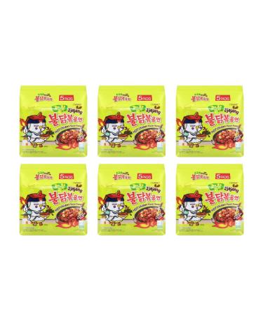 CNMART Samyang Hot Chicken Flavor Ramen - Jjajang Halal Instant Noodles (Korean Black Bean Sauce) - Pack of 30