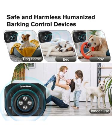 Antibell for Dogs - Auto Ultrasound Bark Control Device | Rechargeable & IPX45 Waterproof | 3 Levels for Small to Large Dogs | Effective Anti-Barking Solution - Buy Online on SooperMarket.com