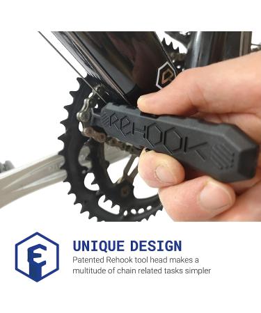 ReHook Original - Black | Fast & Mess-Free Bike Chain Tool for Cyclists and Gadget Lovers - Buy Online on SooperMarket.com