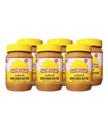 SunButter Natural Creamy Sunflower Butter 16oz - Pack of 6 - Buy Online on SooperMarket.com
