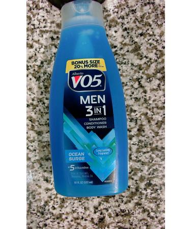 VO5 Men3in1 Shampoo conditioner & body wash 4.5 Fl Oz (Pack of 4)