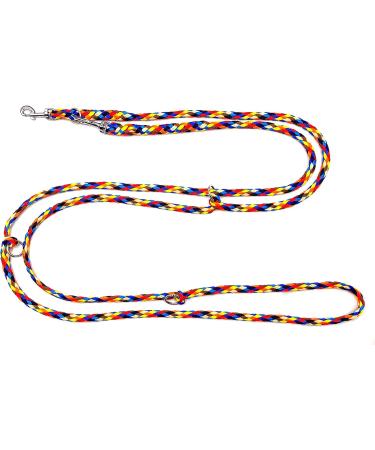 Lightweight & Durable 4-Way Adjustable Dog Leash for Small Dogs Up to 15kg - 2.40m 2.80m 3.50m Options in 8 Navajo Colors - Buy Online on SooperMarket.com