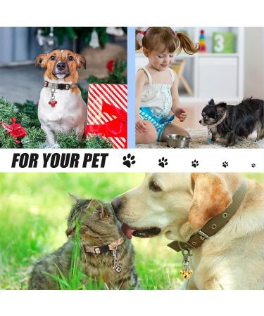 6 Piece Pet Bells for Collars - Loud Dog Bubbles & Key Rings - Colorful Triple Bell Charms (Green Red Blue Purple Silver Gold) for Dogs - Buy Online on SooperMarket.com