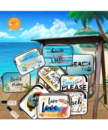 Makeup Organiser Make Up Bag: Clear PVC Travel Makeup Bag - Bag Portable Printed Cosmetic Bags for Women Girls - - Easy Clean Lightweight Perfect for Toiletries Cosmetics (G) - Buy Online on SooperMarket.com