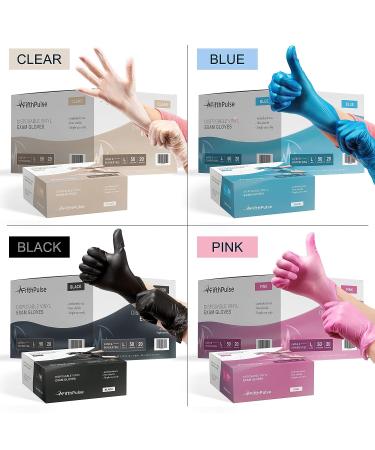 Large Clear Vinyl Disposable Gloves - Latex & Powder Free - 50 Pack for Medical, Home, Cleaning & Food - 3 Mil Thickness - Buy Online on SooperMarket.com
