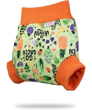 Petit Lulu Size S Pull Up Cloth Nappy Wrap | Washable & Reusable Diaper Cover | Made in Europe (Go Green) - Buy Online on SooperMarket.com