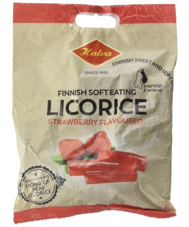 Halva Strawberry Soft and Sweet Finnish Liquorice 200 g