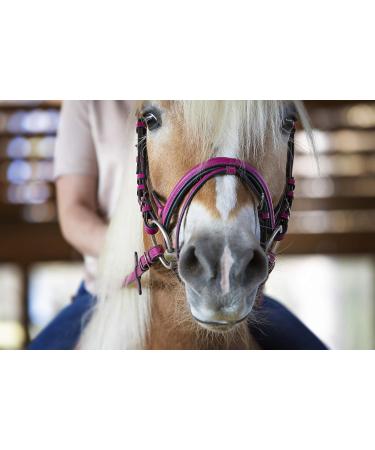 Indira Bridle Pro for Cob & Small Horses - Premium Pink 01 | International Shipping Available - Buy Online on SooperMarket.com