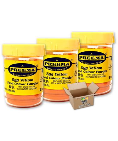 Food Colouring Tubs Set | EGG YELLOW | Small Tubs 3x25g | Perfect for Baking and Cooking Grocery King Egg Yellow Food Colouring Small Tubs 3x25g