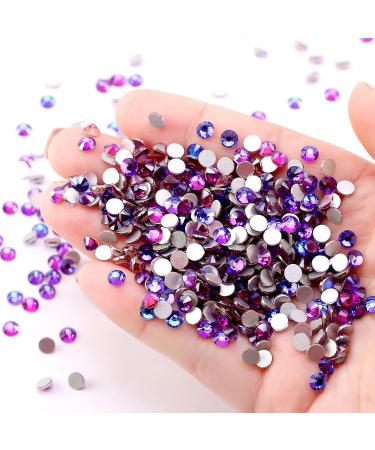 Yhmq 2880pcs Purple Velvet Rhinestones & Nail Crystals - SS10 (2.6mm & 2.8mm) for Stunning Nail Art - Buy Online on SooperMarket.com
