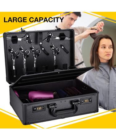 Shop Noverlife Large Barber Carrying Case w/Code Lock | Ultimate Hairdresser Toolbox Organizer for Stylists & Groomers - Portable Travel Suitcase - Buy Online on SooperMarket.com