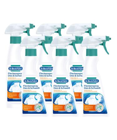 Dr. Beckmann Stain Spray Deodorant & Sweat Pack of 6 (6 x 250 ml) 250 ml (Pack of 6)