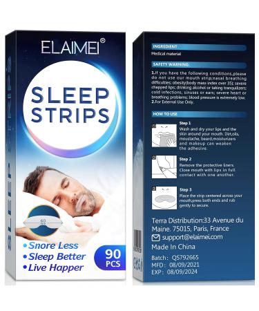 Breathing Lip Patch for Snoring Relief - Nasal & Mouth Correction Patch, Skin Care Pack - White, One Size - Buy Online on SooperMarket.com