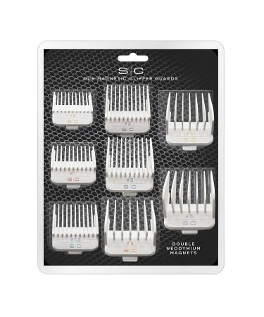 Stylecraft Professional Dub Magnetic Hair Clipper Guards - Premium Neodymium 1/16" to 3/4" International Shipping Available - Buy Online on SooperMarket.com