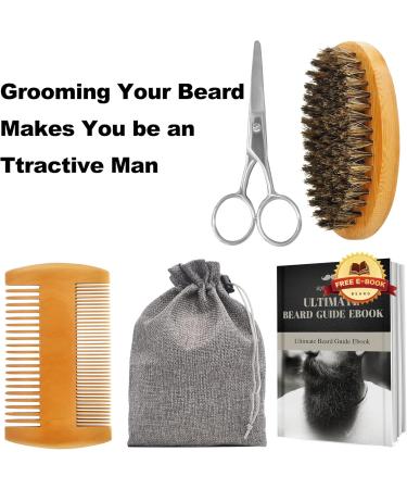 GoldWorld Beard Care Kit | Ultimate Beard Grooming Kit with Wash Oil Serum Balm & Accessories - Perfect Valentine's Day Gifts for Men Dads & Him - Buy Online on SooperMarket.com