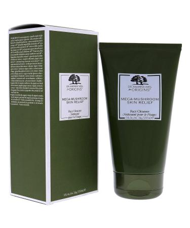 Origins Mega-Mushroom Skin Relief Face Cleanser 5 oz - Soothing Face Wash for Sensitive Skin - Buy Online on SooperMarket.com