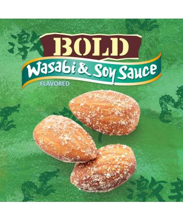 Blue Diamond Almonds Bold Wasabi & Soy 1.5oz (Pack of 12) - Spicy Snack Almonds - Buy Online on SooperMarket.com