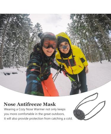 ARTIBETTER Nose Warmer - Gray - Keep Your Nose Warm in Cold Weather - For Outdoor Activities and Winter Sports - Buy Online on SooperMarket.com