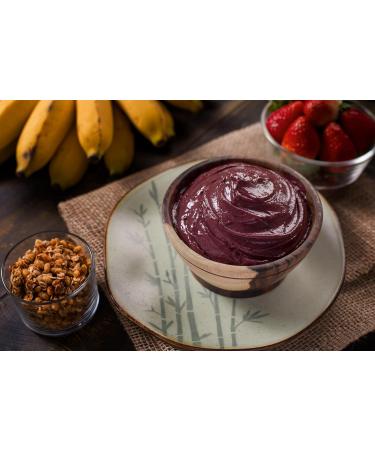 Ponthier Bio Acai Fruit Puree 2x1kg - Pure Acai Berries from the Amazon No Color or Preservatives - Perfect for Smoothies Bowls Ice Cream & Desserts - Buy Online on SooperMarket.com