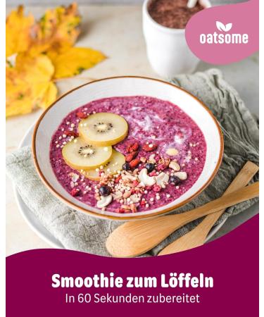 Oatsome Benjamin Blaubeber Smoothie Bowl | Organic Blueberry & Currant | Vegan 100% Natural No Added Sugar | Easy Breakfast | 400g - Buy Online on SooperMarket.com