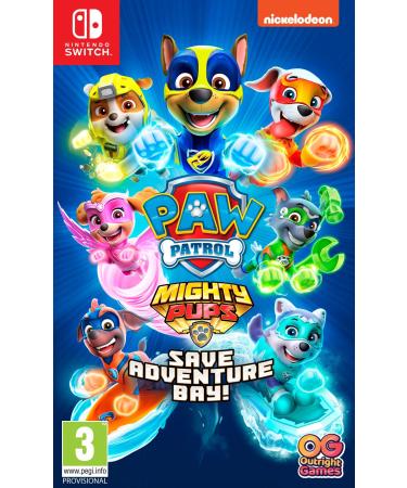 PAW Patrol Mighty Pups Save Adventure Bay! (Nintendo Switch) Nintendo Switch single