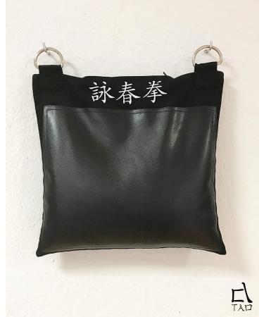 TAO Wing Chun Wall Bag Strike Target 1 Section Kung fu Canvas and PU Leather (unfilled) - Buy Online on SooperMarket.com