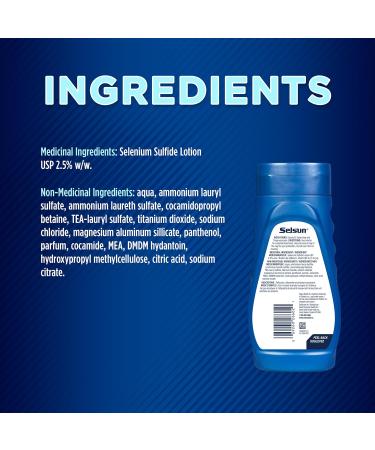 Selsun Blue Anti-Dandruff Shampoo 200mL Dandruff Treatment with 2.5% Extra Strength Selenium Sulfide and Pro-Vitamin B5 Selsun Blue 2.5% 200 ml (Pack of 1) - Buy Online on SooperMarket.com