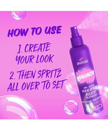 Aussie Sprunch Non-Aerosol Hair Spray for Curly Hair and Wavy Hair 8.5 fl oz - Buy Online on SooperMarket.com