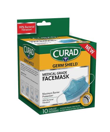 CURAD Germ Shield Maximum Barrier Face Mask - 10 Count - Buy Online on SooperMarket.com