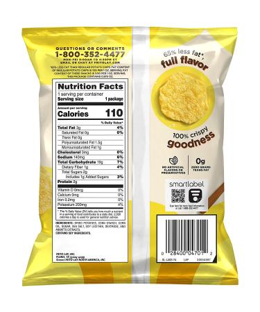 Baked Lay's Potato Chips 0.87oz - Pack of 40 | Crunchy Snack & Great Taste - Buy Online on SooperMarket.com