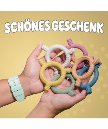 Buy Baby Nom Bite Ring - BPA-Free Cooling Dental Aid & Gripping Toy for Teething Babies - Buy Online on SooperMarket.com