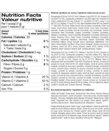 Amazing Grass Green Superfood Antioxidant Organic Powder with Greens & Acai Flavor: Sweet Berry 30 Servings 7.4 Ounces - Buy Online on SooperMarket.com