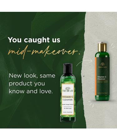 New Look Tree of Life Vitamin C Brightening Duo: Facial Toner & Cleanser Set - 2 X 4 Fl Oz - Buy Online on SooperMarket.com