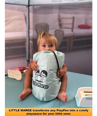 Hexagon Baby Playpen Mat | 59 Self-Inflating Pad for Pop N Go Playpen | Comfortable & Portable for Babies/Toddlers - Buy Online on SooperMarket.com