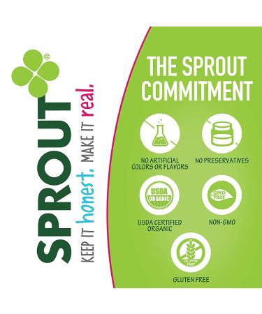 Sprout Organic Baby Food Stage 4 Toddler Fruit Snacks - Red Fruit Beet & Berry Crispy Chews (20 Pack) - Buy Online on SooperMarket.com