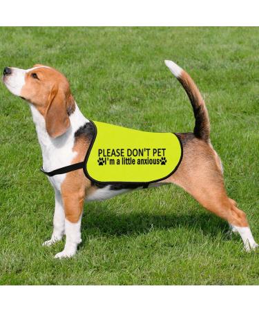 Please Don t Pet I'm a Little Anxious Dog Jacket Vest Anxious Dogs Walking Slogan Warning Vest (Little Anxious Medium) Little Anxious M EU - Buy Online on SooperMarket.com