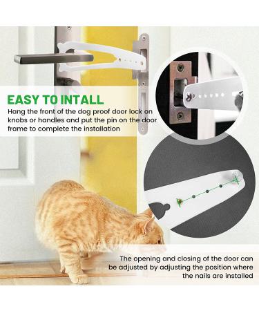 Large Cat Door Holder Latch - Fast Installation for Cats, Keeps Dogs Out - 1pc - Buy Online on SooperMarket.com