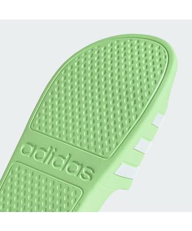 Buy adidas Unisex Adilette Aqua Slippers 43 1/3 EU - Green Spark Cloud White | International Shipping Available - Buy Online on SooperMarket.com