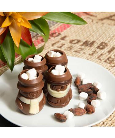 Gnaw Chocolate Melting Snowman and Santa Hot Chocolate Bomb Gift Set - 105g - Buy Online on SooperMarket.com