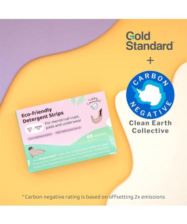 Organic Menstrual Stain Fighting Detergent Strips | Unscented Menstrual Cup & Cloth Diaper Wash | Eco-Friendly Enzyme Blood Stain Remover - Buy Online on SooperMarket.com