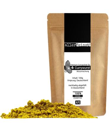 allerFeinst! - Currywurst spice - The best curry powder for sauce and topping - spice preparation 1 pack (1 x 100g)