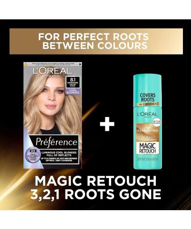 L'Oreal Paris Preference 8.1 Copenhagen Hair Dye - Long-Lasting Luminous Permanent Hair Colour - Buy Online on SooperMarket.com