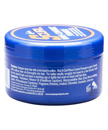 Luster's S Curl Wave Control Pomade 85g - Perfect for Defining Waves & Curls | International Shipping Available - Buy Online on SooperMarket.com