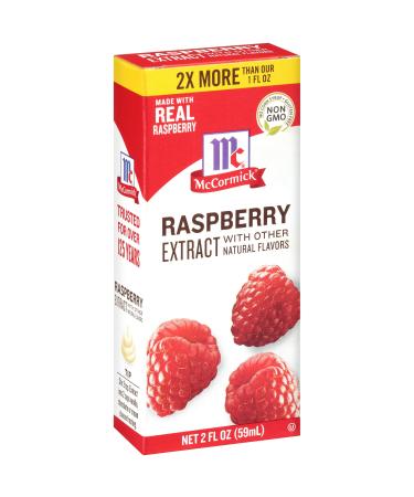 McCormick Raspberry Extract with Other Natural Flavors, 2 fl oz Raspberry 2 Fl Oz (Pack of 1)