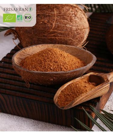 Frisafran Organic Coconut Blossom Sugar 2kg - Pure Natural Coconut Sugar for Healthy Sweetening - Buy Online on SooperMarket.com
