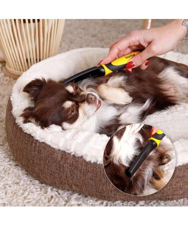 Lionto Lice Comb for Dogs | Premium Dog Brush & Coat Care Tool | Effective Dog Comb for Grooming - Buy Online on SooperMarket.com