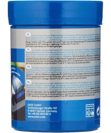 OASE Aquaactiv Biokick 200ml - Pond Bacteria Starter for Fish & Garden Ponds | 10 000L Capacity | Boost Your Pond Health - Buy Online on SooperMarket.com